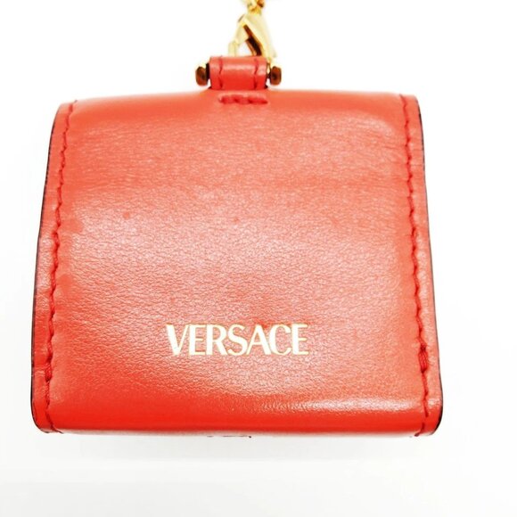Versace Earbuds Case Reds Gold 250-081425 - Picture 3 of 9
